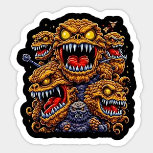 Halloween monsters ZlaGo-art. Sticker